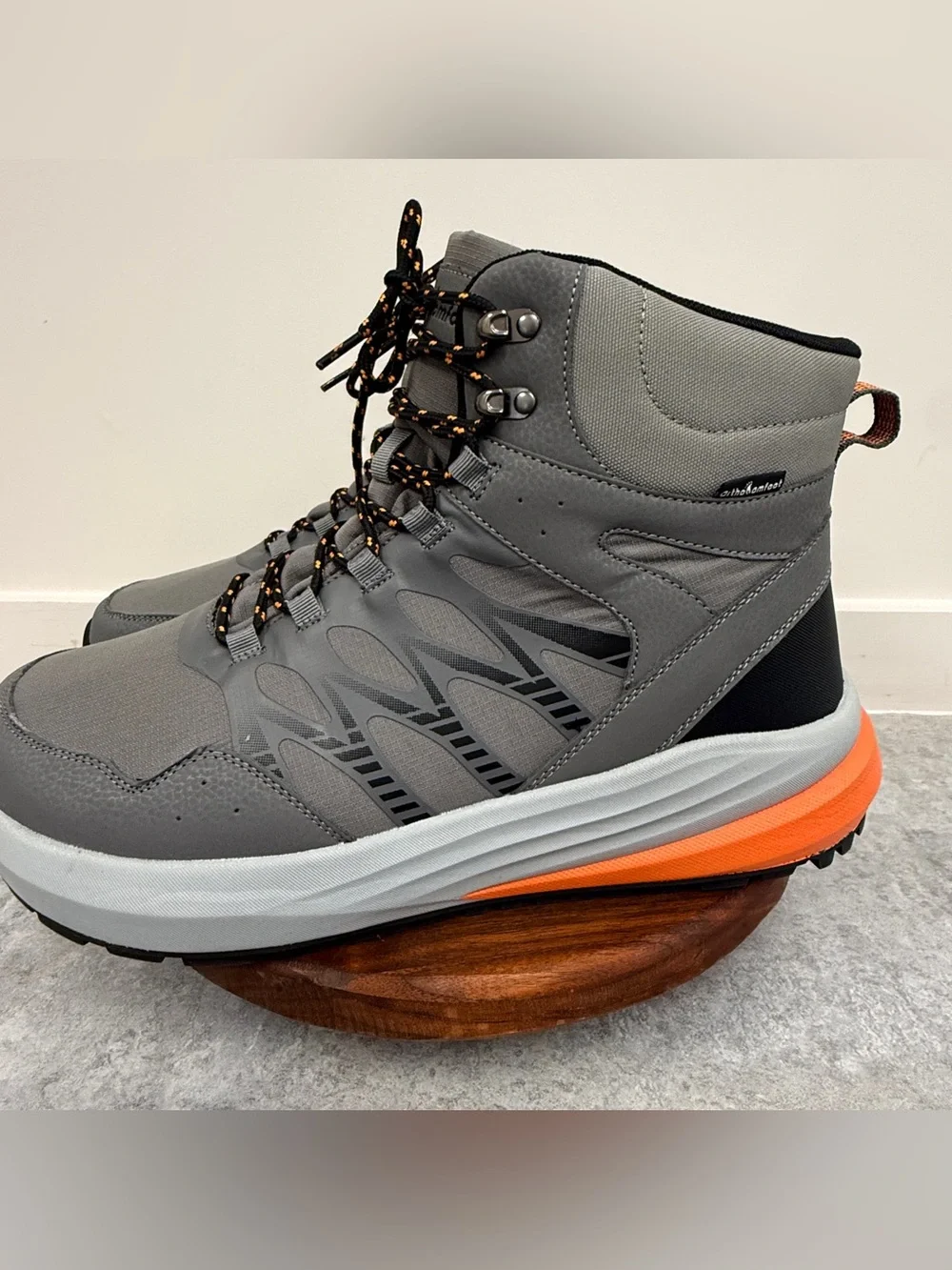 OrthoComfoot Orthopedic Hiking Boots Gray Wide EU 48 US 13 NWOB